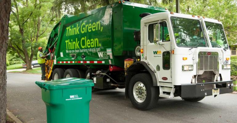 waste management truck collection